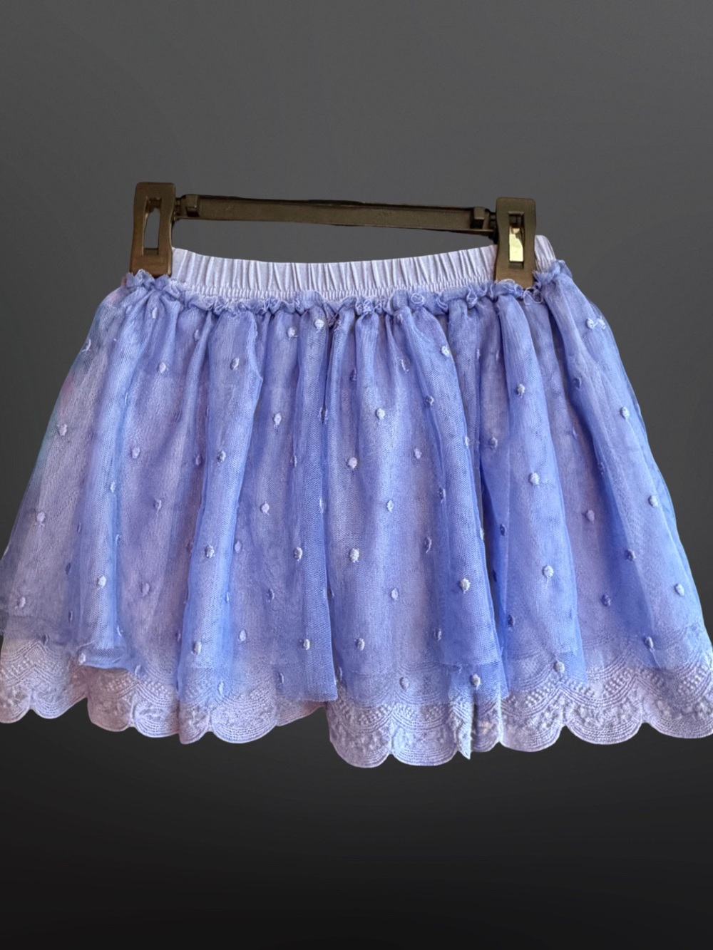 Matilda Jane "Mother May I" Tulle Skirt in Periwinkle